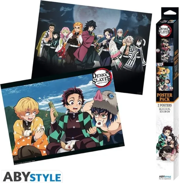 Set de 2 poster demon slayer