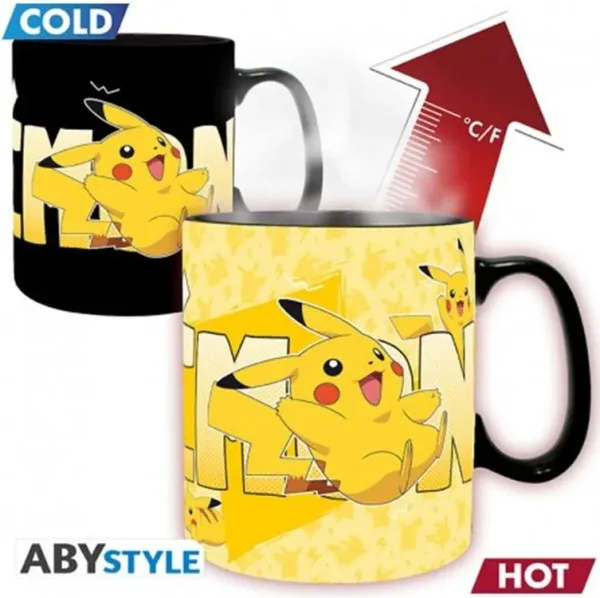 Taza abystyle pokemon pikachu 460 ml