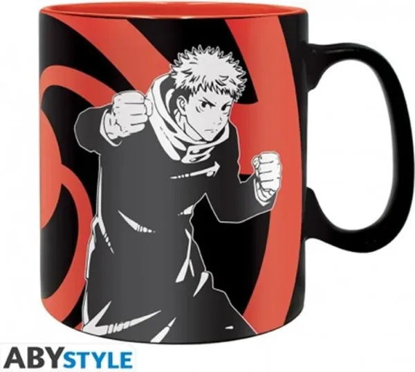 Taza abystyle jujutsu kaisen group black & white 460 ml