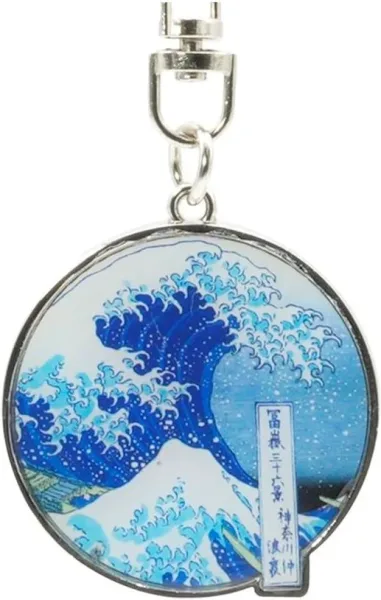 Llavero abystyle clasico japones gran ola hokusai