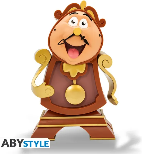 Figura hucha abystyle disney la bella y la bestia cogsworth