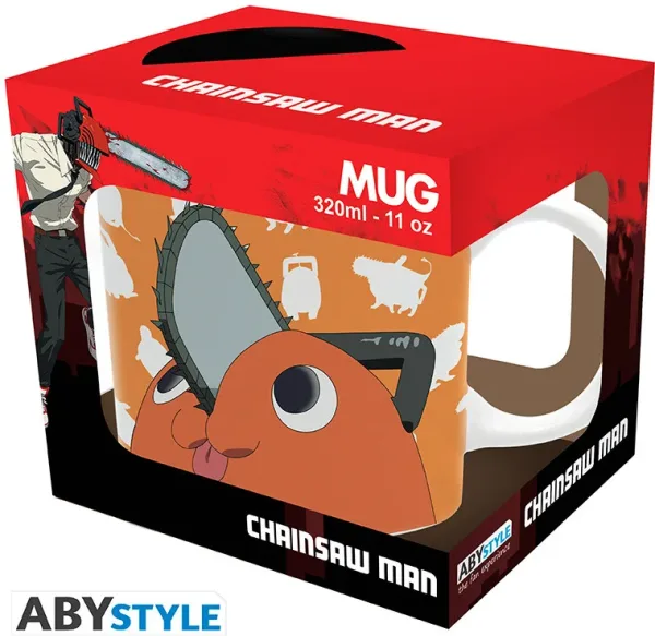 Taza abystyle chainsaw man pochita 320 ml