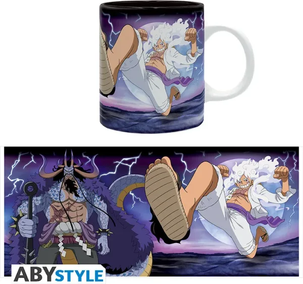 Taza one piece luffy vs kaidou 320 ml