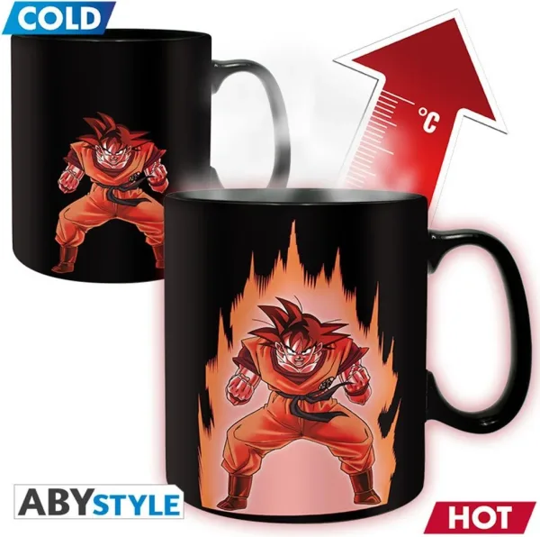 Taza termica abystyle dragon ball z goku 460ml