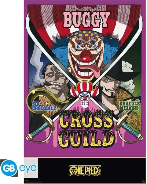 Poster gb eye maxi one piece wanted cross guild