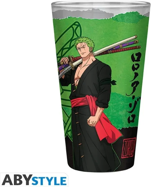 Vaso abystyle one piece zoro 400ml