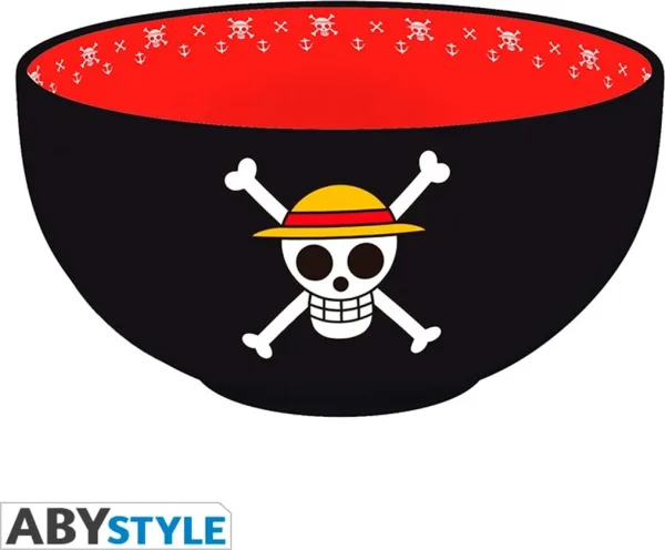 Bowl desayuno abystyle one piece logo straw hat pirates
