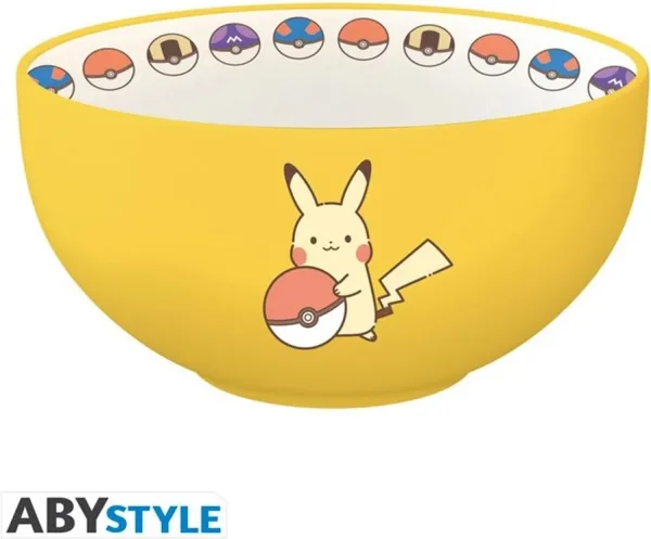 Bowl abystyle pokemon pikachu electric type 600ml