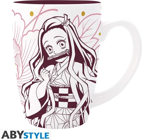 Taza abystyle demon slayer kimetsu no yaiba nezuko kamado 400ml