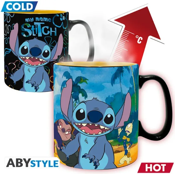 Taza termocolora abystyle lilo & stitch