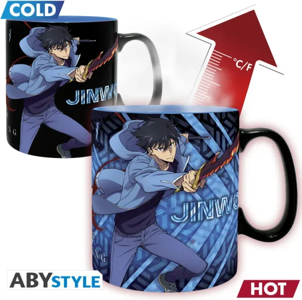 Taza termocolora solo leveling jinwoo e igris