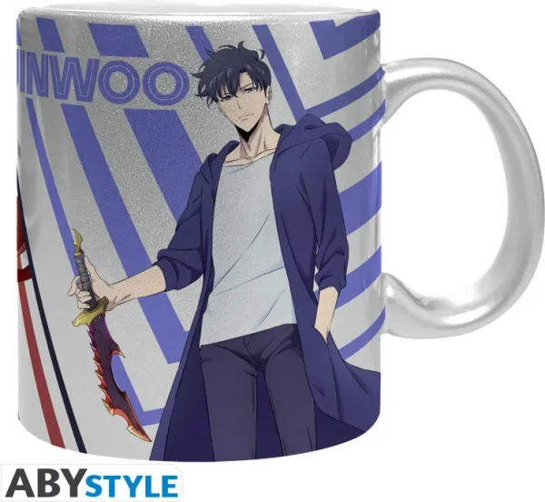 Taza abystyle solo leveling jinwoo e igris 320 ml