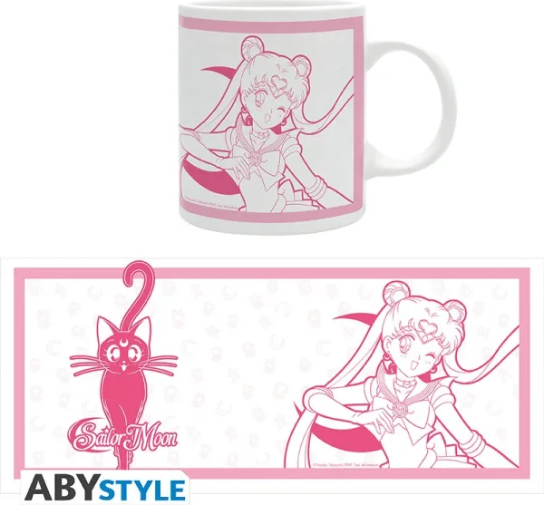 Taza abystyle sailor moon y luna