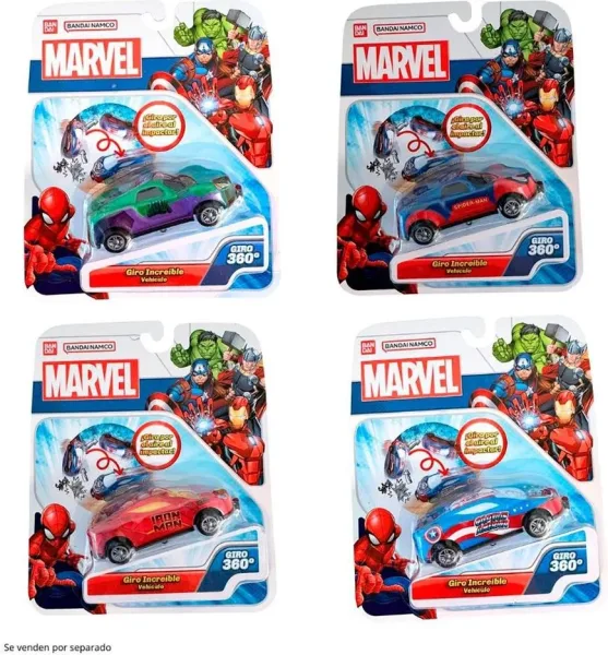 Flip cars marvel 1 unidad aleatoria