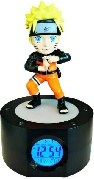 Lampara despertador reloj naruto naruto shippuden 20 cm