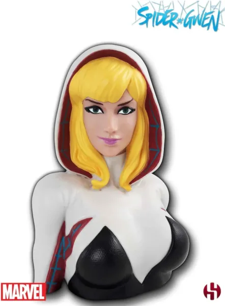 Figura hucha semic studios marvel spiderman spider - gwen deluxe