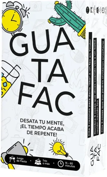 Juego de mesa asmodee guatafac pegi 16