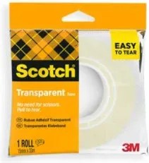 Blister Rollo Cinta Transparente Easy Tear 19Mm X 33M 508/1933 Eic Scoth 7100213210