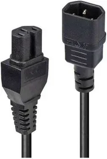 Lindy 30403 cable de transmisión Negro 5 m IEC C14 IEC C15