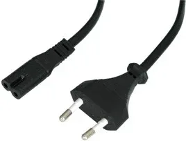 Lindy 30423 cable de transmisión Negro 5 m CEE7/16 C7 acoplador