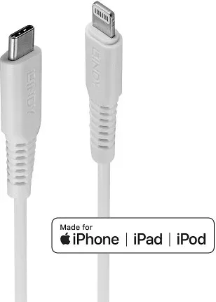 Lindy 31317 cable de conector Lightning 2 m Blanco