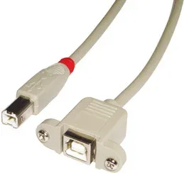 Lindy 31800 cable USB 0,5 m USB B Gris