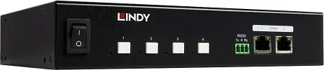 Lindy 32622 unidad de distribución de energía (PDU) 4 salidas AC 1U Negro