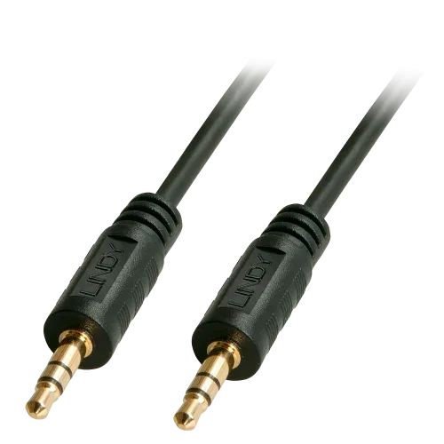 Lindy 35643 cable de audio 3 m 3,5mm Negro
