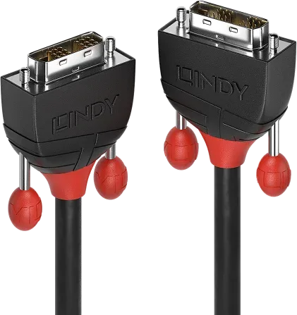Lindy 36258 cable DVI 5 m DVI-D Negro