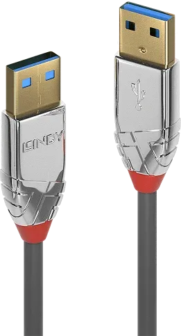 Lindy 36628 cable USB USB 3.2 Gen 1 (3.1 Gen 1) 3 m USB A Gris