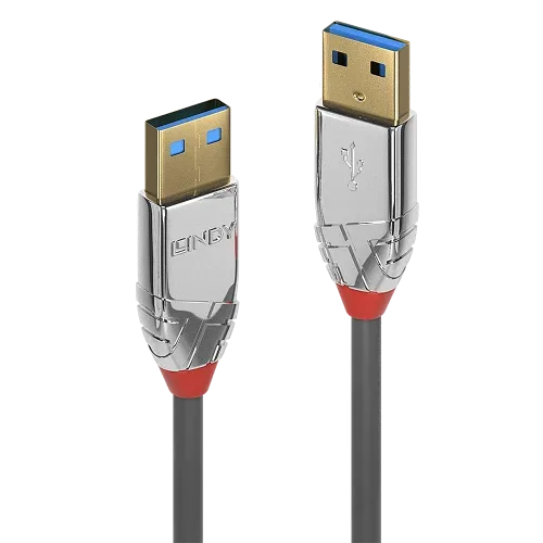 Lindy 36629 cable USB USB 3.2 Gen 1 (3.1 Gen 1) 5 m USB A Gris