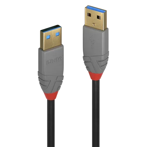 Lindy 36750 cable USB USB 3.2 Gen 1 (3.1 Gen 1) 0,5 m USB A Negro