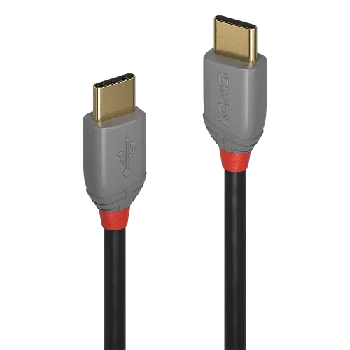 Lindy 36873 cable USB USB 2.0 3 m USB C Negro, Gris