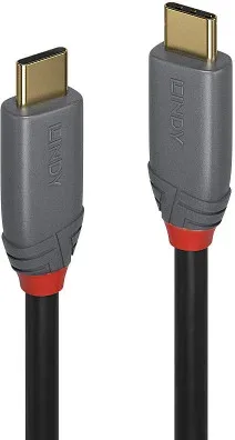 Lindy 36908 cable USB USB 3.2 Gen 2 (3.1 Gen 2) 5 m USB C 10 Gbit/s 100 W Negro