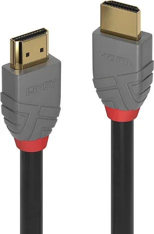 Lindy 36961 cable HDMI 0,5 m HDMI tipo A (Estándar) Negro, Gris