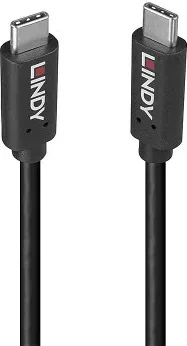Lindy 36976 cable USB USB 3.2 Gen 2x2 1 m USB C 20 Gbit/s 100 W Negro