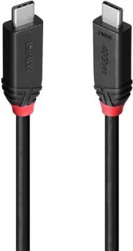 Lindy 37001 cable USB USB4 Gen 3x2 1 m USB C Negro