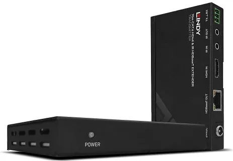 Lindy 38139 extensor audio/video Transmisor y receptor de señales AV Negro