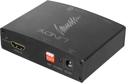 Lindy 38167 convertidor de audio Negro