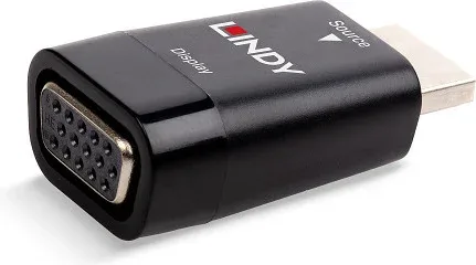 Lindy 38194 cambiador de género para cable HDMI Type A (Standard) VGA Negro