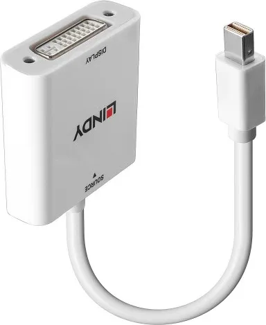 Lindy 38318 adaptador de cable de vídeo 0,18 m Mini DisplayPort DVI-I