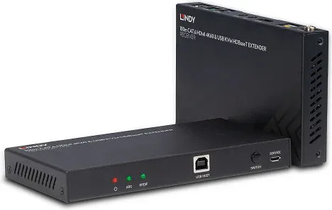 Lindy 38343 extensor KVM Transmisor y receptor