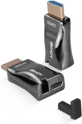 Lindy 38392 extensor audio/video Transmisor y receptor de señales AV Gris Oscuro