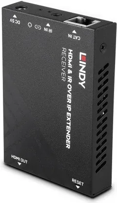 Lindy 38399 extensor audio/video Receptor AV Negro