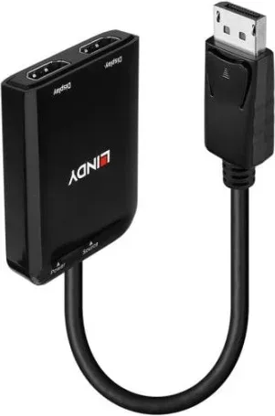 Lindy 38433 adaptador de cable de vídeo DisplayPort 2 x HDMI