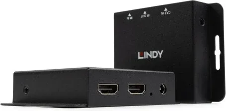 Lindy 38509 extensor audio/video Transmisor y receptor de señales AV Negro