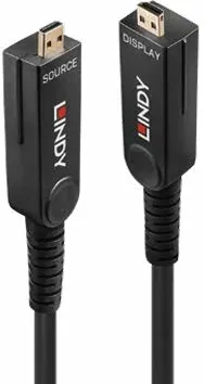 Lindy 38542 cable HDMI 20 m HDMI tipo D (Micro) Negro