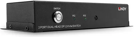 Lindy 39306 interruptor KVM Negro