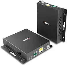 Lindy 39347 extensor audio/video Transmisor y receptor de señales AV Negro