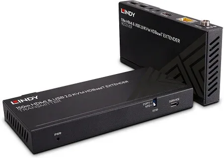 Lindy 39384 extensor KVM Transmisor y receptor
